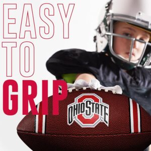 Franklin Sports Kids NCAA Youth Football – Official College Team Football with Team Logos – Junior Size