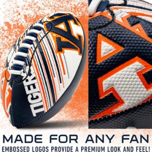 Franklin Sports NCAA Football – Youth Mini Football – 8.5″ SPACELACE Easy Grip Texture – Perfect for Kids