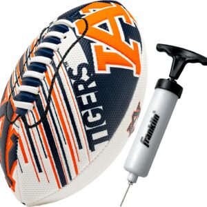 Franklin Sports NCAA Football - Youth Mini Football - 8.5" SPACELACE Easy Grip Texture - Perfect for Kids