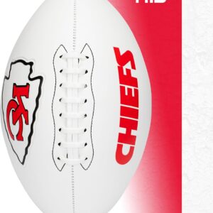 Franklin Sports NFL Autograph Football – Official Size White Panel Souvenir Football for Autographs + Signatures – NFL Team Fan Shop Memorabilia