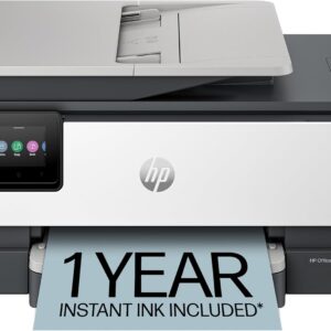 HP OfficeJet Pro 8139e Wireless All-in-One Color Inkjet Printer, Print, scan, Copy, fax, ADF, Duplex Printing Best-for-Home Office, 1 Year Instant Ink Trial Included, AI-Enabled (40Q51A)