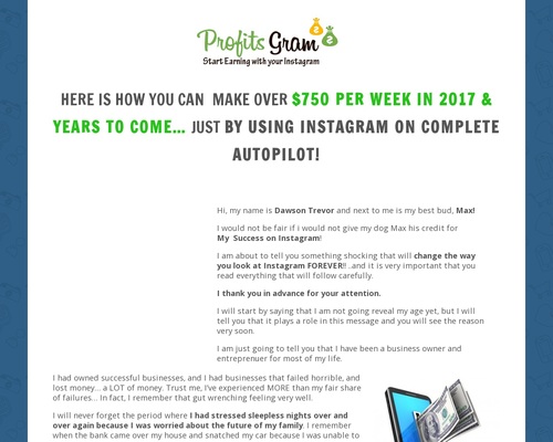Instagram Auto-Income 2025 (even worked through COVID-19 times) - Join Now - Make Money - ProfitsGram