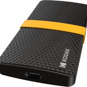 KODAK Portable SSD X200 1TB with USB-C 3.1 Gen 2 (10 Gbps)