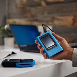 Kingston IronKey Vault Privacy 80 3.8TB External SSD | FIPS 197 | XTS-AES 256GB Encrypted | Touch Screen PIN | Secure Data Protection | IKVP80ES/3840G