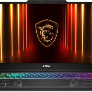 MSI Cyborg 17 17.3" FHD 144Hz Gaming Laptop: Intel Core 7-240H, NVIDIA Geforce RTX 5060, 16GB DDR5, 1TB NVMe SSD, Type C, Wi-Fi 6E, Win 11 Home: Translucent Black B2RWFKG-074US