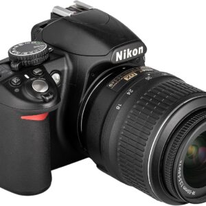 Nikon D3100 14.2MP DSLR Camera with AF-S DX 18-55mm f/3.5-5.6 VR Zoom Lens – (Black) (Discontinued) (Renewed)