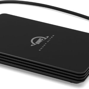 OWC 4TB Envoy Ultra Thunderbolt 5 Portable SSD Enclosure External Drive, Ultra Fast with TB5 Transfer Rates Over 6000MB/s, TB3, TB4 and USB4 Compatible, Works with Mac and PC
