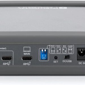 Oyen Digital 16TB SSD MiniPro RAID V4 USB-C Portable Solid State Drive, TLC