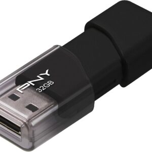 PNY P-FD32GX50ATT03-MP 32GB Attaché 3 USB 2.0 Flash Drive, Black (Pack of 50)