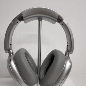 RORSOU C6 Active Noise Cancelling Headphones, Wireless Over Ear Bluetooth Headphones, 60H Playtime, Lightweight Folding Deep Bass Comfort Fit Ear Cups Headset with Mic for iPad/Travel/PC/Home Silver