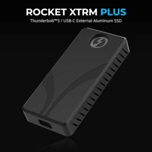 SABRENT Rocket XTRM Plus 4TB Thunderbolt 3 Portable SSD – High-Speed External Storage, Rugged Aluminum, USB-C Compatible, 2700MB/s, Bus-Powered, Plug & Play (SB-XTMP-4TB)