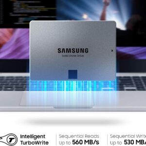 SAMSUNG 870 QVO SATA III SSD 8TB 2.5″ Internal Solid State Drive, Upgrade Desktop PC or Laptop Memory and Storage for IT Pros, Creators, Everyday Users, MZ-77Q8T0B