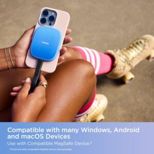 SanDisk 2TB Creator Phone SSD – Up to 1,000 MB/s – Compatible with MagSafe for Your USB-C Smartphone – Shoot in ProRes with iPhone 15 Pro/Pro Max and iPhone 16 Pro/Pro Max – SDSSDE62C-2T00-G25