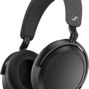 Sennheiser MOMENTUM 4 Wireless Headphones - Bluetooth Headset for Crystal-Clear Calls with Adaptive Noise Cancellation, 60h Battery Life, Lightweight Folding Design, Black