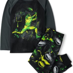 The Children's Place boys Long Sleeve Top and Pants,2 Piece Pajama Set
