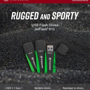 Transcend 128GB JetFlash 810 USB 3.0 Flash Drive (TS128GJF810)