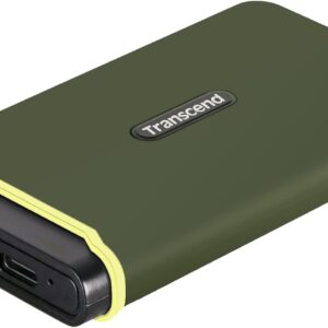Transcend 1TB External SSD, Up to 2000MB/s, Portable Hard Drive for Steam Deck/iPhone/iPad/Mac/Windows/Android/Tablets/PS5/PS4/Xbox/Smart TV, USB 3.2 Gen 2 (20Gbps) USB-C Cable Portable SSD