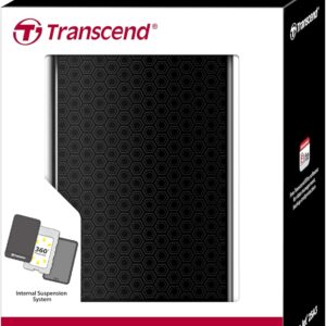 Transcend 2TB StoreJet A3 USB 3.0 Hard Drive (TS2TSJ25A3K)