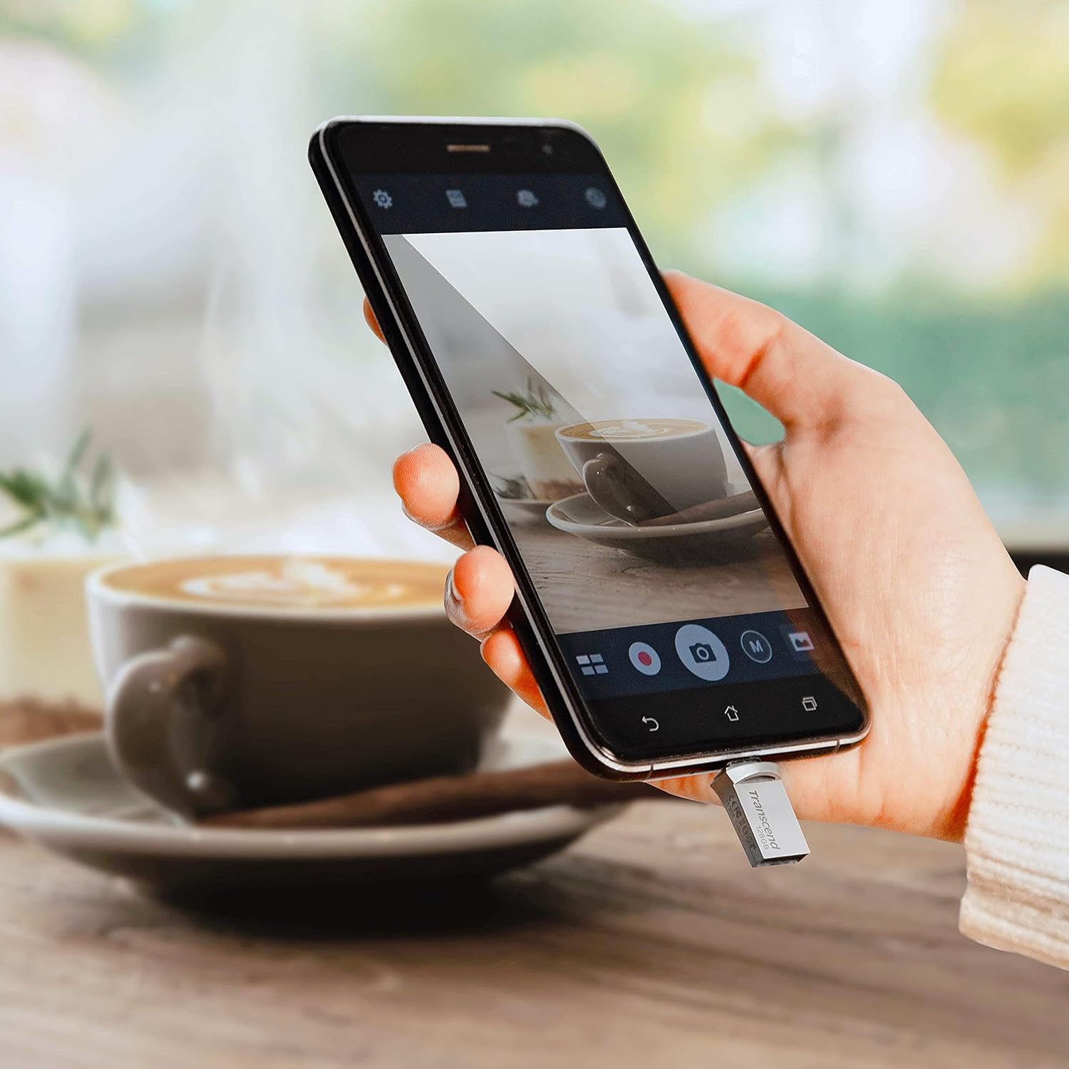 Transcend Japan TS128GJF890S USB Memory, 128 GB, USB 3.1, Gen1, Type-A/Type-C Dual Connectors, Compact Type, Data Recovery Software - Image 2