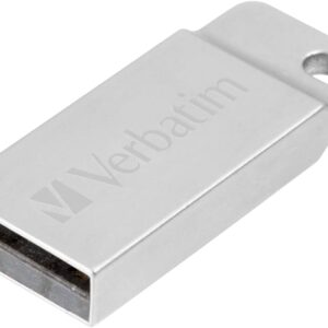 Verbatim 64GB Metal Executive USB Flash Drive - Silver