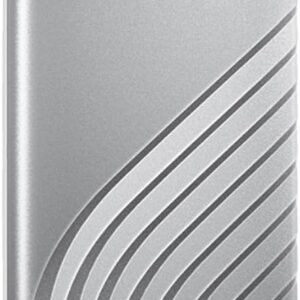WD 2TB My Passport SSD Portable External Solid State Drive, Silver, Sturdy and Blazing Fast, Password Protection with Hardware Encryption - WDBAGF0020BSL-WESN