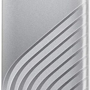 WD 2TB My Passport SSD Portable External Solid State Drive, Silver, Sturdy and Blazing Fast, Password Protection with Hardware Encryption – WDBAGF0020BSL-WESN