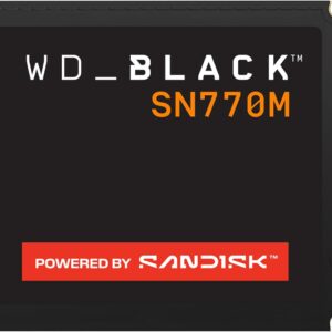 WD_BLACK 1TB SN770M M.2 2230 NVMe SSD for Handheld Gaming Devices, Speeds up to 5,150MB/s, TLC 3D NAND, Great for Steam Deck and Microsoft Surface - WDBDNH0010BBK-WRSN