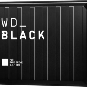 WD_BLACK 6TB P10 Game Drive, Portable External Hard Drive, Works with PlayStation, Xbox, & PC - WDBZ7D0060BBK-WESN