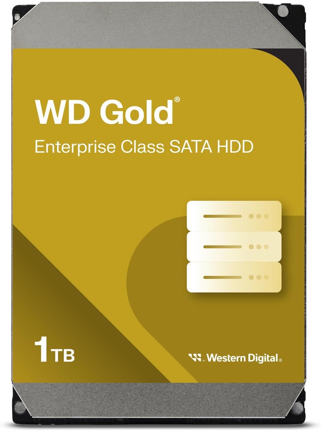 Western Digital 1TB WD Gold Enterprise Class Internal Hard Drive - 7200 RPM Class, SATA 6 Gb/s, 128 MB Cache, 3.5" - WD1005FBYZ