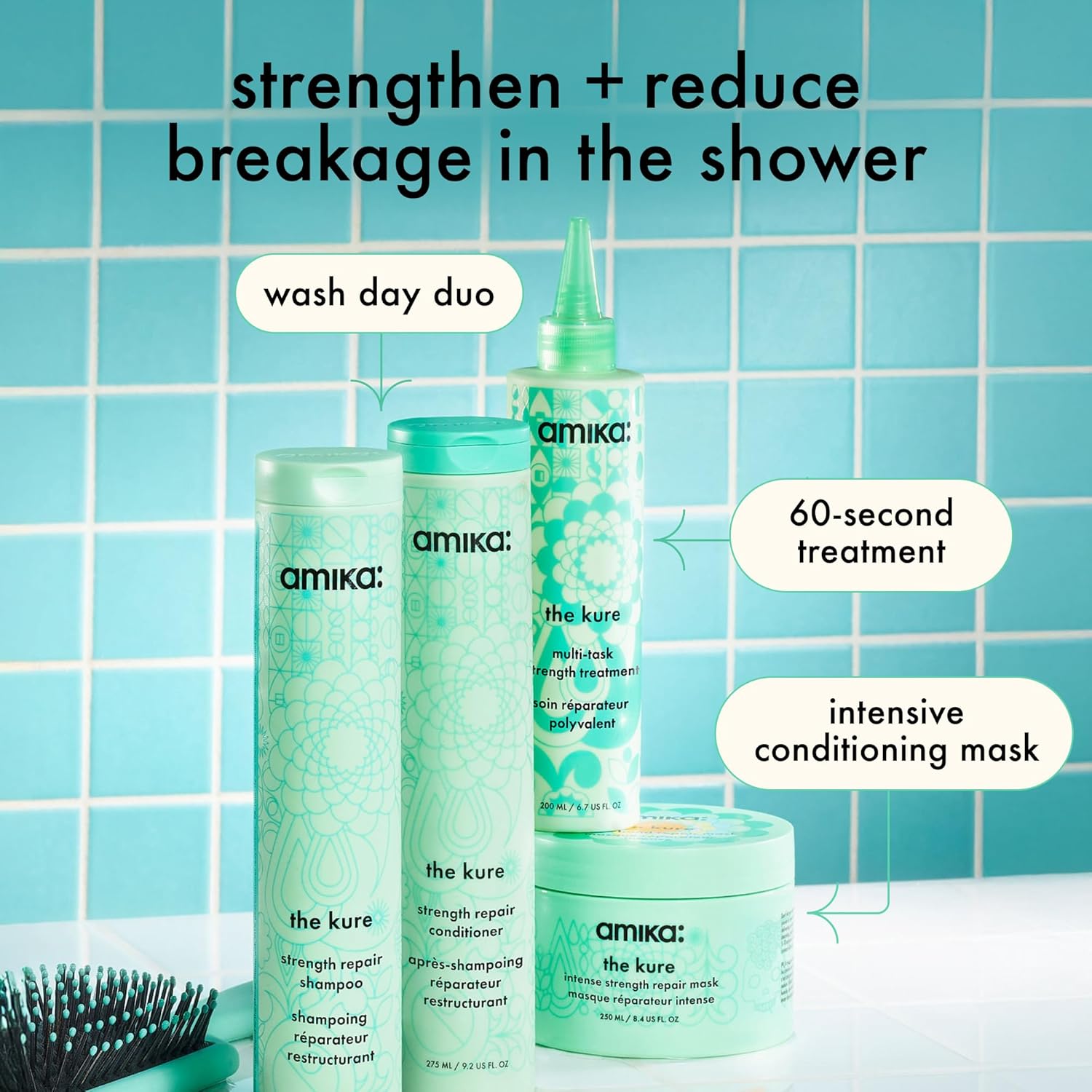 amika the kure strength repair shampoo - Image 6