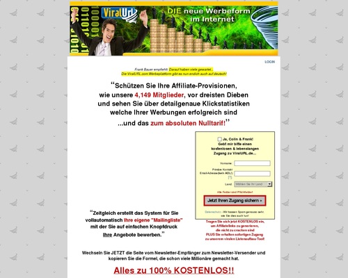 Die neue Werbeform im Internet... ViralURL.de