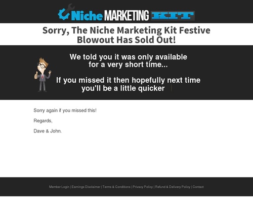 The Niche Marketing Kit - Massive Blowout! &mdash; Niche Marketing Kit