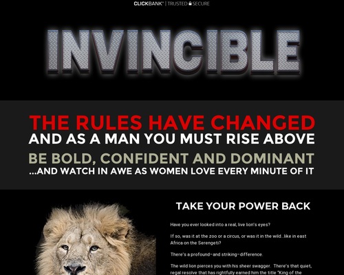 Invincible | Bold, Confident And Dominant | Scot McKay | CB - X & Y Communications