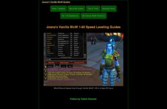Joanas 1-60 Classic WoW Leveling Guides