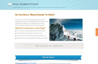 GoalsOnTrack - Goal Software for High Achievers