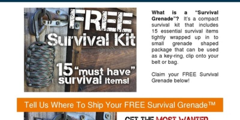 Give away this Survival Kit and earn 75% commissions