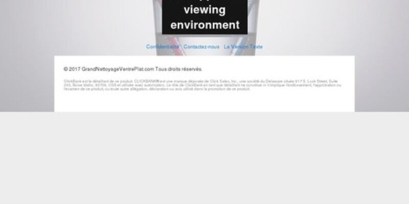 Le Grand Nettoyage Pour Un Ventre Plat