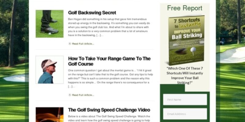 Stress Free Golf Swing – StressFreeGolfSwing.com